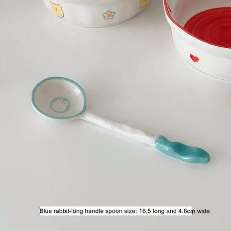 MI XIAOXIAO Haruka Artisan Hand-Painted Spoon Set from MI XIAOXIAO