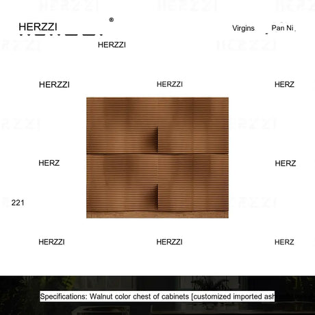 HERZZI Isolde Rustic Elegant Wooden Chest of Drawers from HERZZI