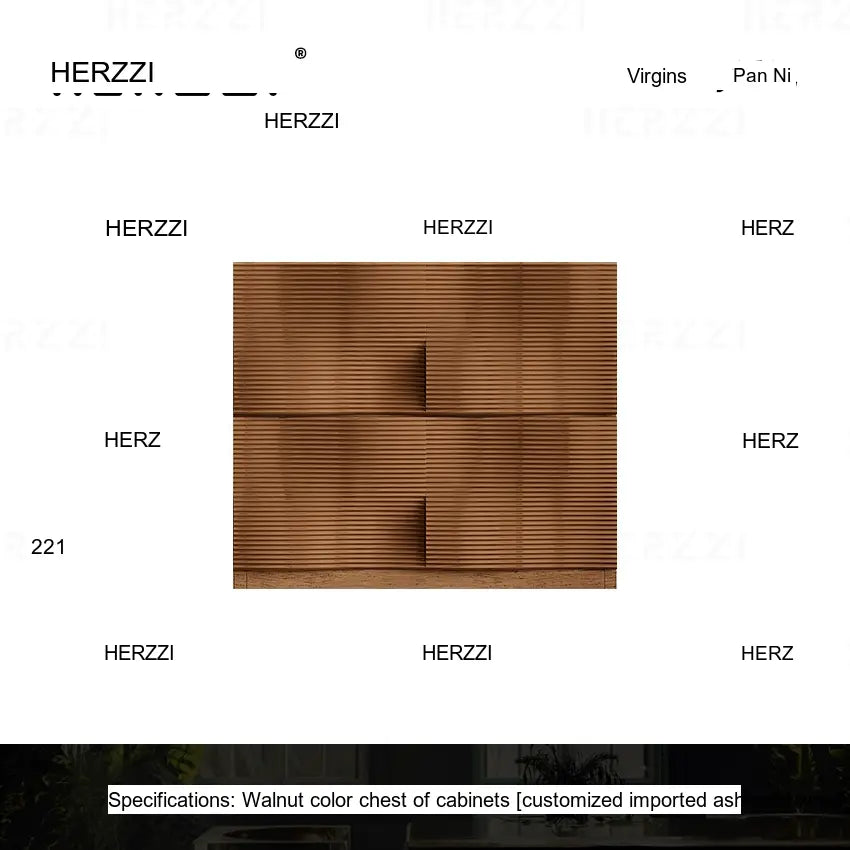 HERZZI Isolde Rustic Elegant Wooden Chest of Drawers from HERZZI