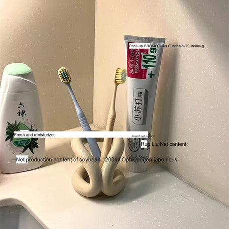 TIANRUN San Francisco Chic Solid Color Ceramic Brush Rack from TIANRUN