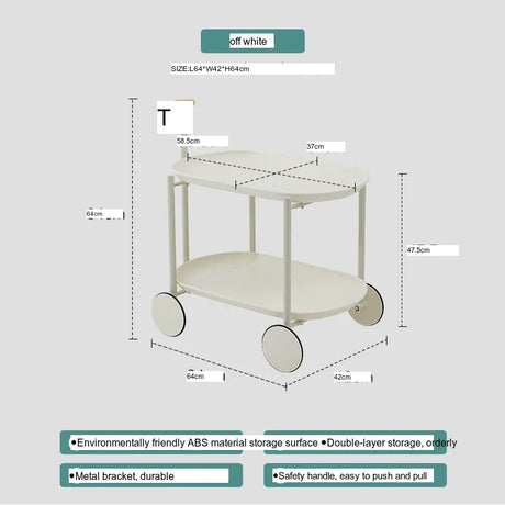 ABOUT WHITE Zephyra Compact Versatile Coffee Table from ABOUT WHITE