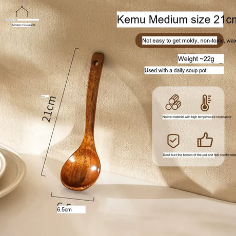 MH Yamaguchi Hana Sleek Ergonomic Wooden Spoon from MH
