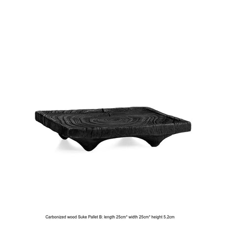 VAVINCI Alhambra Charcoal Grilled Modern Wabi-Sabi Round Fruit Tray from VAVINCI