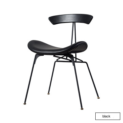 NIYE Lysander Retro Industrial Iron Dining Chair from NIYE