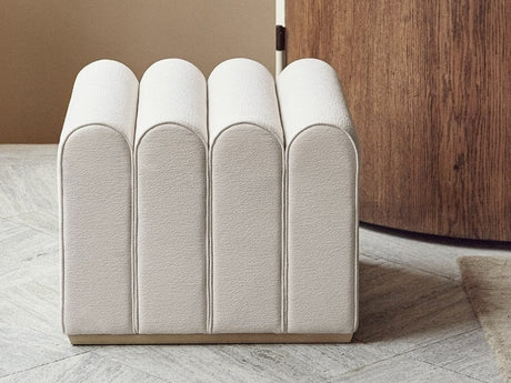 ROOMHOME Elysian Chic Rustic Square Stool from ROOMHOME