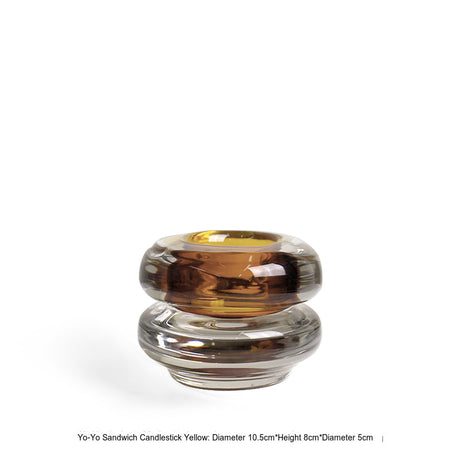 VAVINCI Asahikawa Elegant Crystal Glass Candleholder Home Decor from VAVINCI