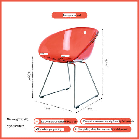 NIYE Elowen Modern Chic Acrylic High Chair from NIYE