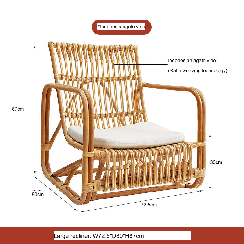 RATTAN FURNITURE Minato Elegant Indoor Lounge Chair from RATTAN FURNITURE