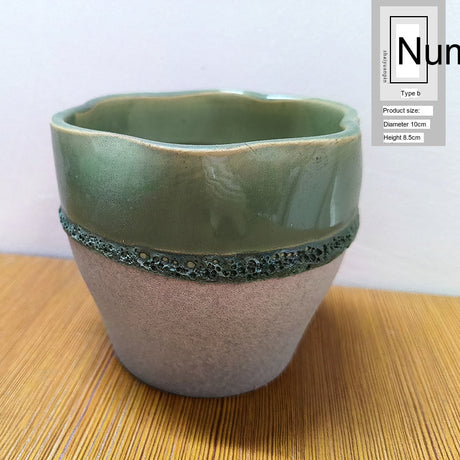 PAULOWNIA Yuna Unique Stone-Look Small Flowerpot from PAULOWNIA
