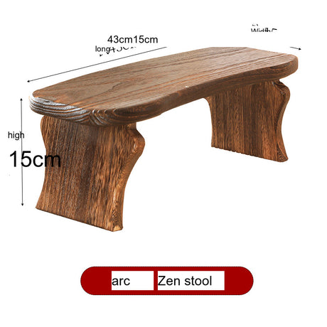 PAULOWNIA Thimbleton Organic Solid Wood Meditation Bench from PAULOWNIA