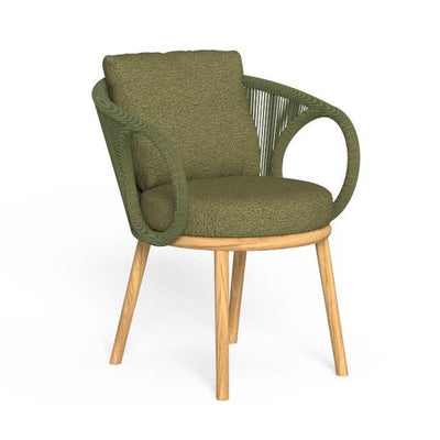 RATTAN SPACE Isolde Serenity Rain-Resistant Outdoor Dining Chair Set. from RATTAN SPACE