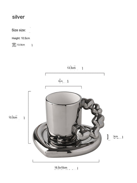 LIVETAI Marisol Charming Ceramic Coffee Cup from LIVETAI