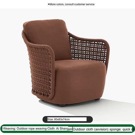 DIME GARDEN Lisandra Stylish Rattan Outdoor Sofa from DIME GARDEN