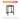 WEIMEI Fuzhou Vintage Rustic Square Table - Industrial Style Bistro Table from WEIMEI