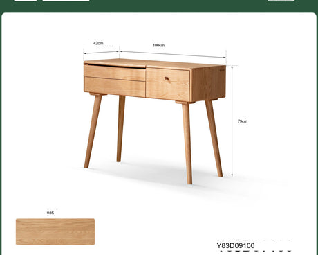 GENJI Callidora Elegant Minimalist Flip Dressing Table from GENJI