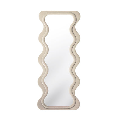 ROOMHOME Elowen Velvet Large Alien Mirror - Nordic Storm-Shaped Whole Body Design from ROOMHOME
