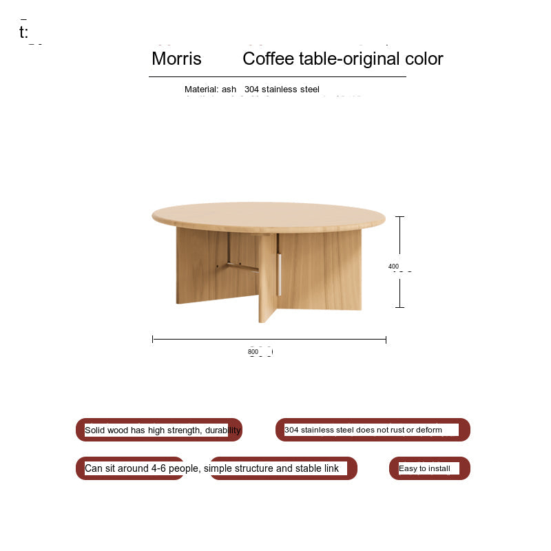 TELLS Alhambra Compact Retro Bauhaus Coffee Table from TELLS