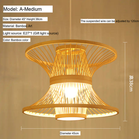 BOJI Hoshiko Elegant Bamboo Light Living Room Lamp from BOJI