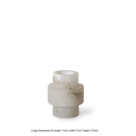 VAVINCI Hoshiko Elegant Natural Jade Vase from VAVINCI