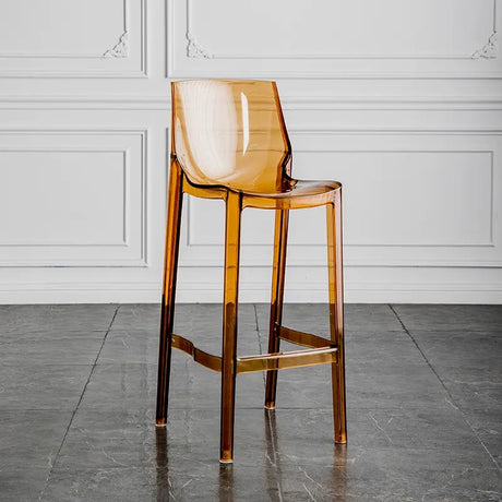 ABOUT WHITE Yamanashi Sleek Transparent Bar Chair from ABOUT WHITE