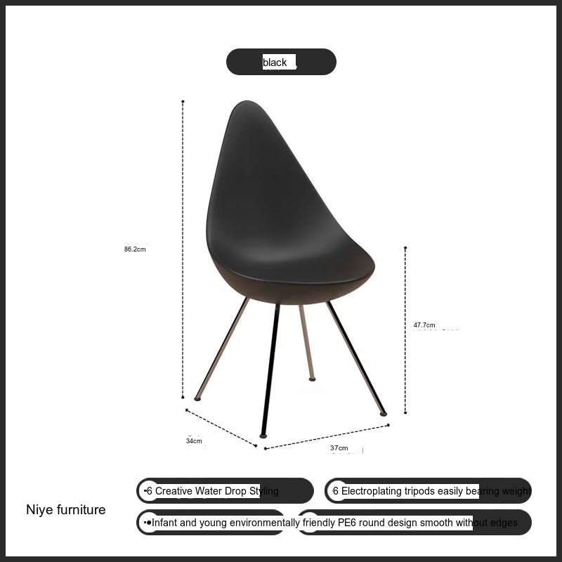 NIYE Isolde Chic Scandinavian Modern Coffee Design High Chair from NIYE