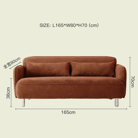 LAZYSPACE Nora Nordic Fabric Sofa from LAZYSPACE