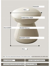 MOXER Elowen Premium Swivel Solid Wood Makeup Stool from MOXER