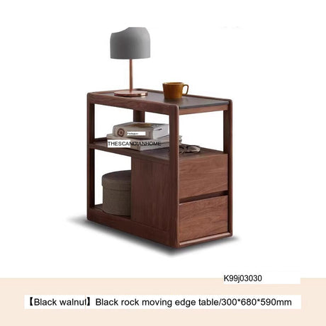 GENJI Takamatsu Elegant Solid Wood Side Table from GENJI