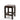 PAULOWNIA Alhambra Rustic Zen Square Stool from PAULOWNIA