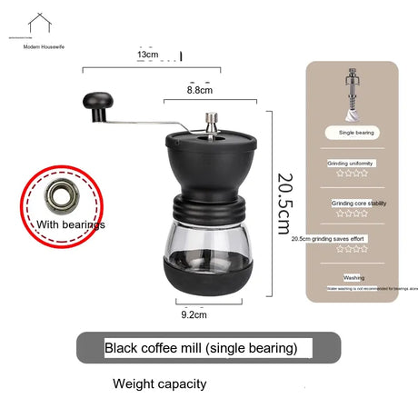 MH Elanora Compact Manual Coffee Grinder Machine from MH