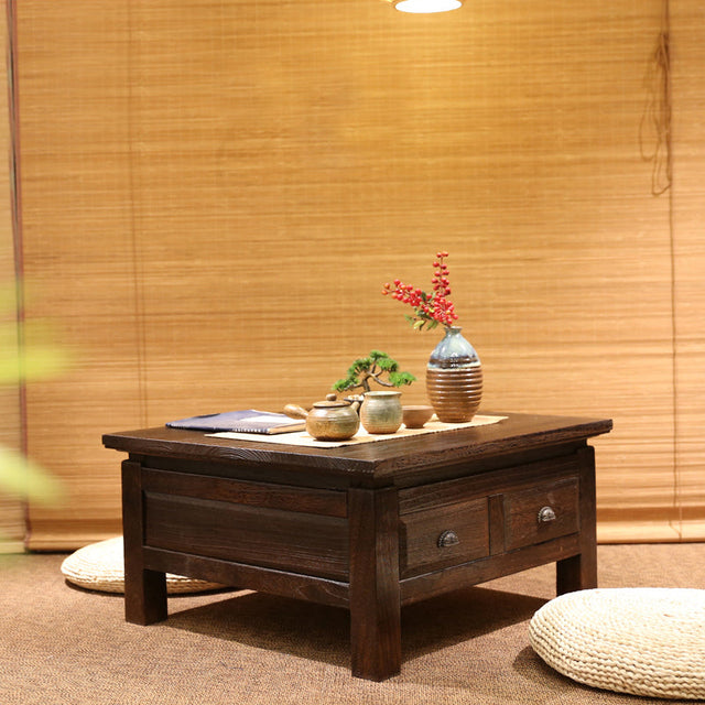 PAULOWNIA Haruki Elegant Solid Wood Coffee Table from PAULOWNIA