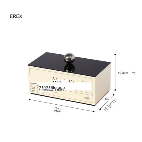 EPIUS Mariposa Chic Acrylic Desktop Organizer Storage Box from EPIUS