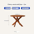 HANKE Quinton Minimalist Cherry Wooden Dining Table from HANKE