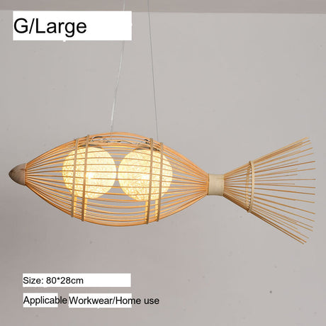 BOJI Harukaze Artistic Woven Ceiling Lamp from BOJI