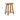 BAIYA SHUNAN Kazuki Elegant Pine Wood Tall Stool from BAIYA SHUNAN