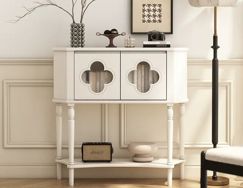 LINYUE Beatrix French Antique Decorative Porch Cabinet from LINYUE