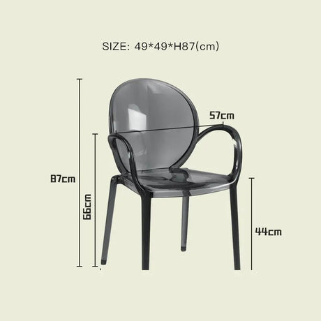 LAZYSPACE Leo Acrylic Coffee Chair from LAZYSPACE