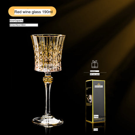 Spar Diamond Wine Glasses from JINSHAN