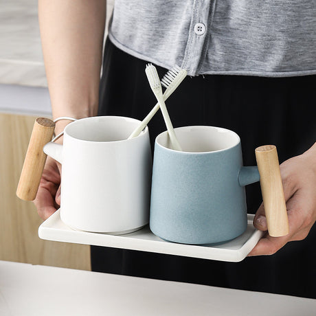 TIANRUN Esperanza Elegant Matte Ceramic Rinse Cup from TIANRUN