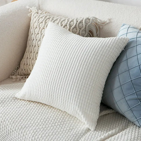 YOULI Astrid Cozy Plush Flowered Pillow Case from YOULI
