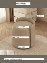 MOXER Lyleena Elegant Leather Dressing Chair from MOXER