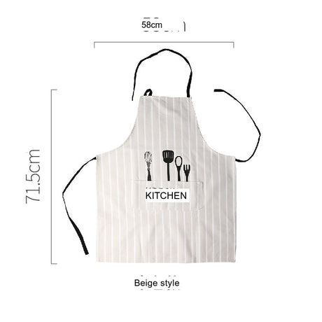 LIVETAI Montserrat Stylish Waterproof Bib Apron from LIVETAI