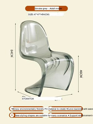 NIYE Alborz Sleek Modern Acrylic High Chair from NIYE