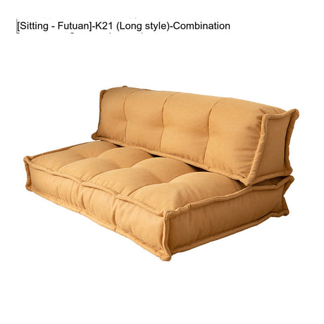 PULI Akihiro Premium Leather Cushioned Futon from PULI