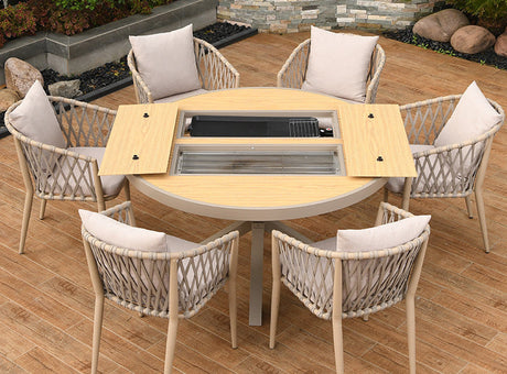 MOJIA Eirik Scandinavian Outdoor Lounge Chair for Serene Spaces from MOJIA