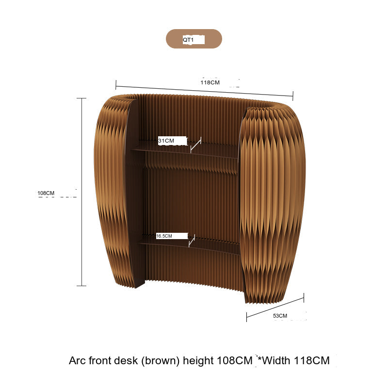 SHIBA Isambard Modern Minimalist Reception Desk from SHIBA