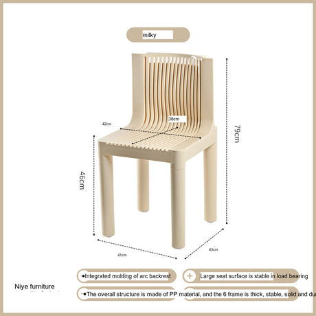 NIYE Zephyr Hollow Backrest Thickened Outdoor Chair from NIYE