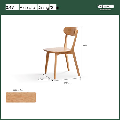 GENJI Hyun-Soo Scandinavian Natural Wood Highchair from GENJI