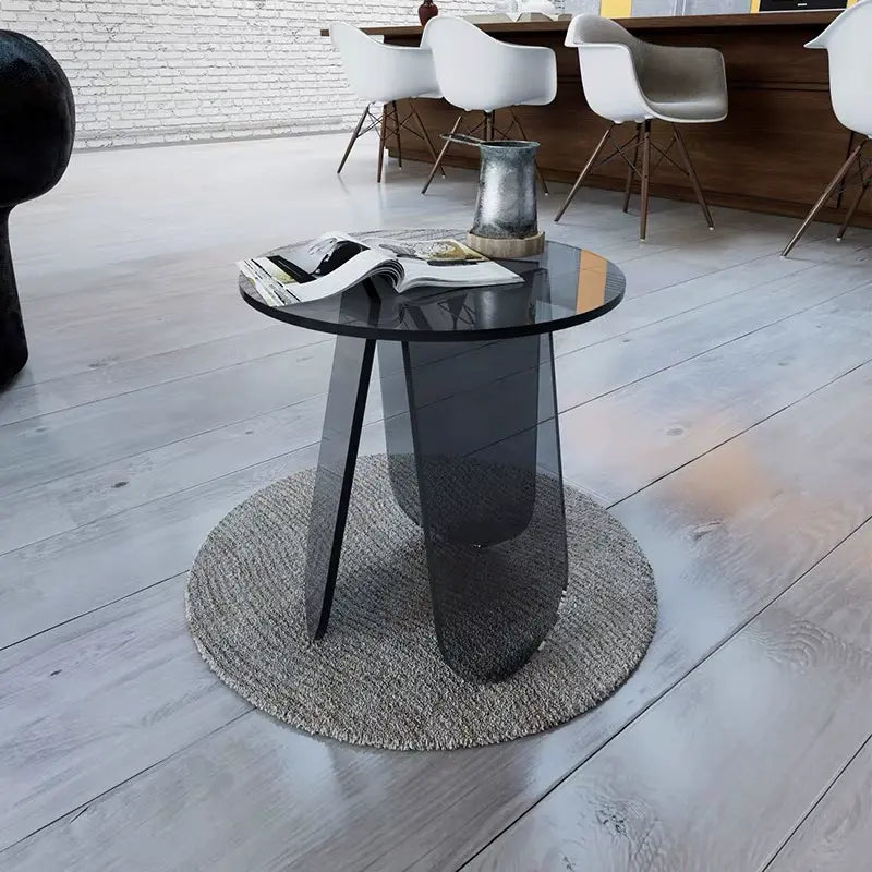 FANYU Isolde Chic Minimalist Round Acrylic Side Table from FANYU