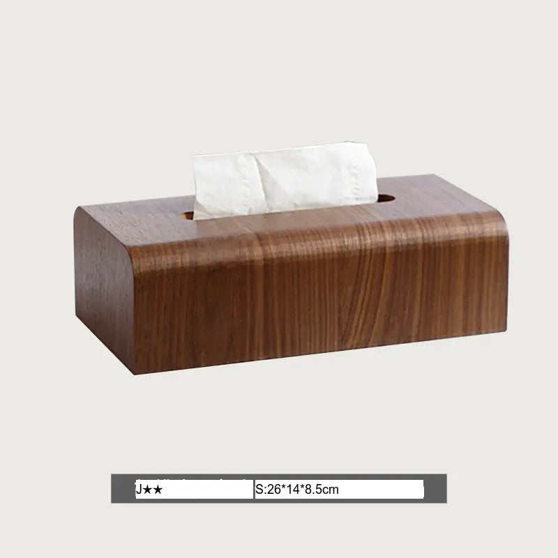 FIRST CLASS CARPENTER Amaya Elegant Rustic Tissue Box Décor from FIRST CLASS CARPENTER